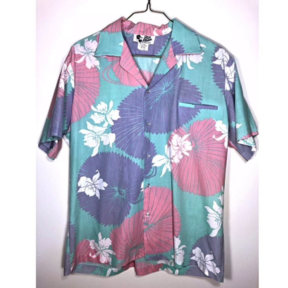 Hilo Hattie Hawaiian Tropical Floral Shirt XL
